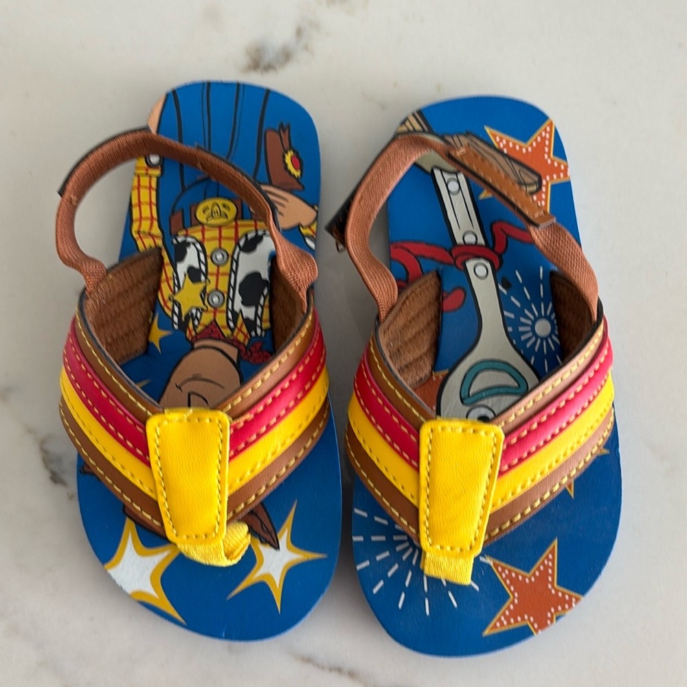 Toy Story sandals.